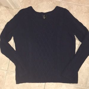 Navy sweater